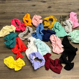Baby girl hair bows- 23 total